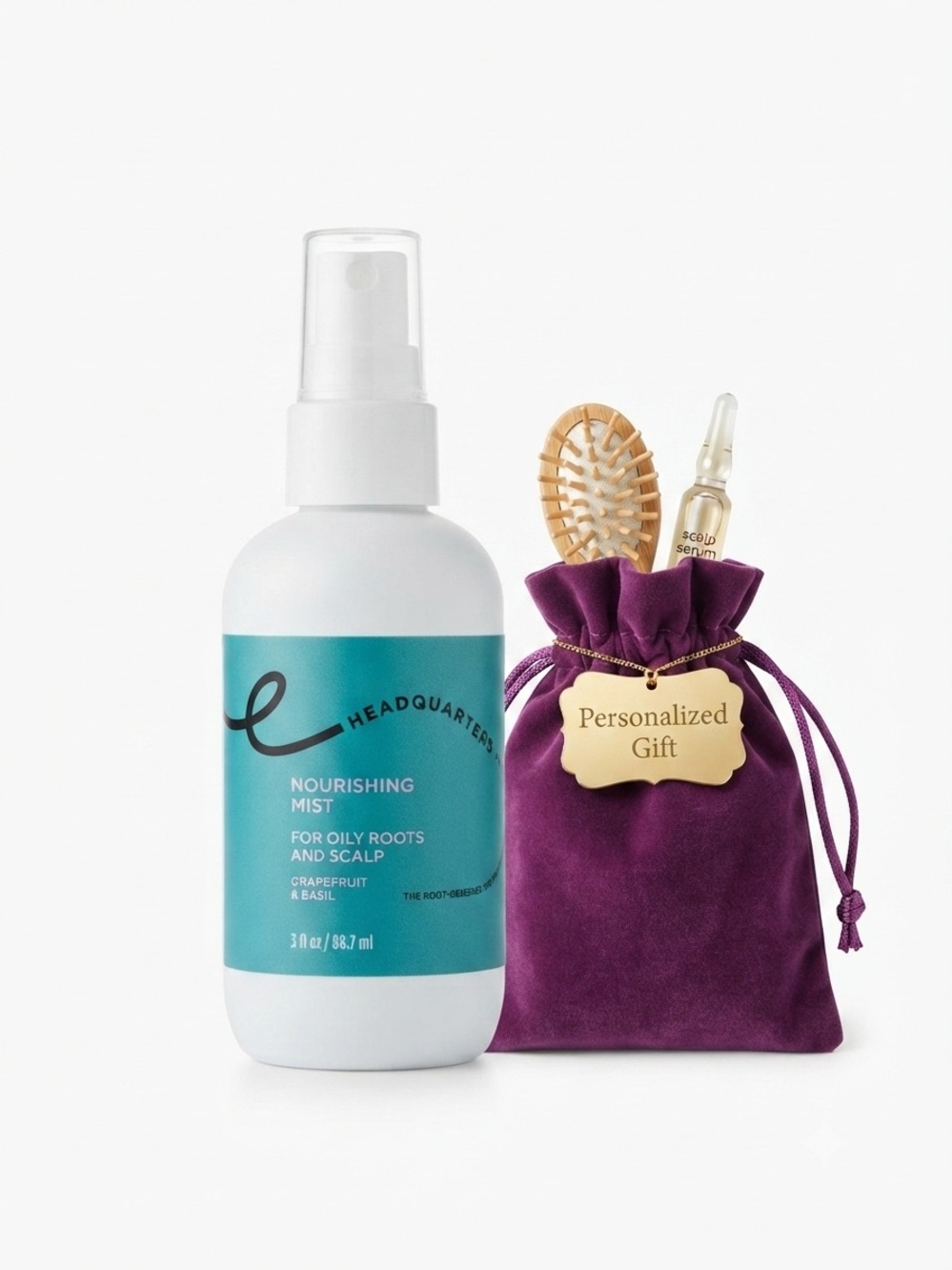 Headquarters Nourishing Mist for Oily Roots & Scalp & Free Beauty Gift Bag🎁